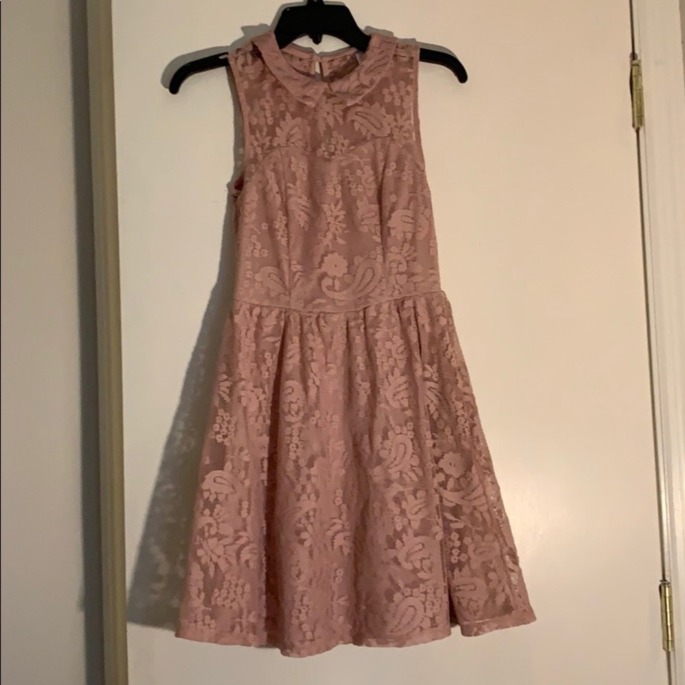 Lace paisley dress